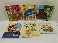 Children's Puzzles-Disney,Sesame St.
