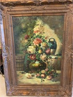 Dutch style floral Oil on Canvas
