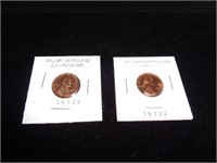 1963D & 1973D Old Lincoln Cents/Pennies