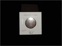 1867 Two Cent Piece "Rare"