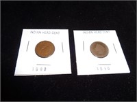 1888 & 1890 Indian Head Cent