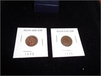 1893 & 1895 Indian Head Cent