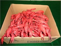 Box Of Plastic Crawfish