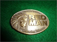 1988 Red Man Chewing Tabacco Belt Buckel