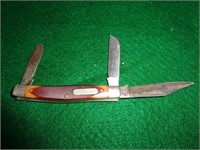 Vintage Old Timer 3-Blade Advertisement Knife