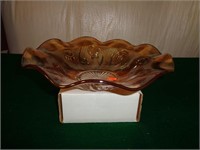 Iris & Herringbone Large Bowl