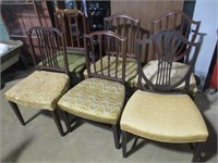 6 ANTIQUE CHAIRS