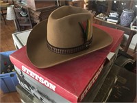 Stetson 7 1/2 Tan Cowboy Hat
