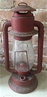 Red Lantern - Glass Shade - No Handle