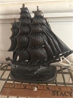 American Clipper Ship Cast Iron Doorstop