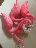 Lot of 4 Plastic Flamingo Bodies
