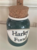 Harley Fund Jar w/ Cork Top