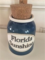 Florida Sunshine Jar w/ Cork Top