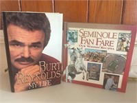 Burt Reynolds / Seminole Receipe Book Lot