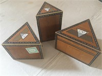 Lot of 3 Celestino Vega C.V Cigar Boxes