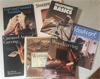 Lot of 7 Wood Working and Sharpening Books