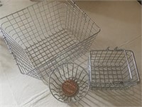 3 pc. Metal Baskets
