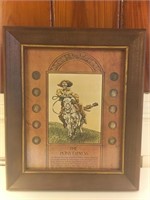 The Pony Express Framed Coin Set