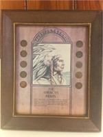 The American Indian Framed Coin Set