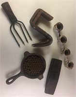Tool and Cast Iron Lot
