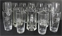 ASSORTED LOT OF DRINKING GLASSES