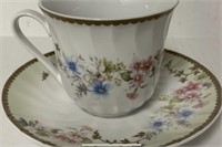 FLORAL CHINA CUP SAUCER