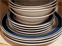 Dishes Blue and White