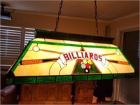 Lead Glass Billiards Light Fixture