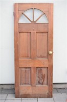 Wood Entry Door - 4 Pane Transom