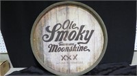 OLE SMOKY MOONSHINE BARREL TOP, 24" DIAMETER