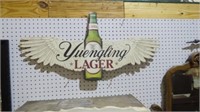 WOOD YUENGLING LAGER ADV. BEER SIGN