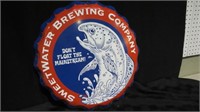 SWEETWATER BREWING BOTTLE CAP TIN SIGN