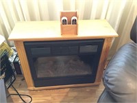 Oak Heat Surge Electrical Fireplace