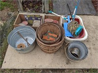 Bushel Baskets, Cleaning Supplies & Misc.