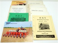 Vintage H&S and Massey Ferguson Operating Manuals