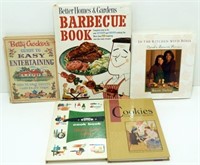 5 Cookbooks - Cookies, Barbeque, Betty Crocker,