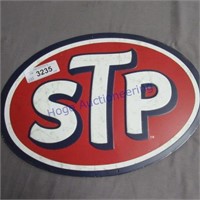 STP tin sign
