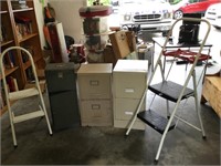 Step Stools and Filing Cabinets