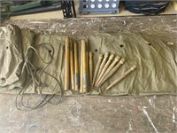 WW2 Tent w/ Wooden Stakes