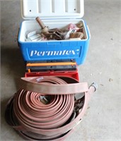 Pile Fire Hoses and Coolers