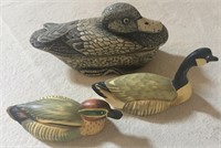 Lot of Mini Porcelain / Ceramic Ducks