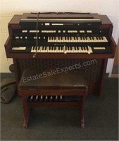 Electric Hammond Organ W/ Bench