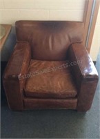 Leather Lodge Chair Crate & Barrel