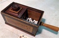Wooden Inlay Ballot Box,