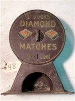 Diamond One Cent Matchbook Dispenser,