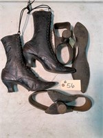 Cobblers Tools Including 2 Iron Sole Punches and C