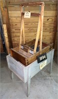 The Perfect Clothes Washer Wooden Wash Tub,