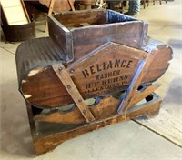 Early Wooden Reliance Washer,