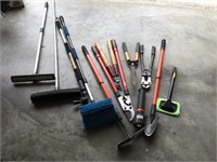 Gardening tools and car wash tools