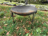 FIRE PIT ON STAND -